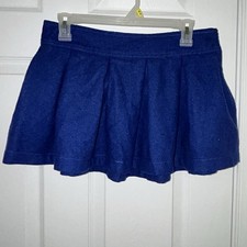 New, Abercrombie  Fitch Wool Blend Y2K Pleated Mini Skirt Size 2