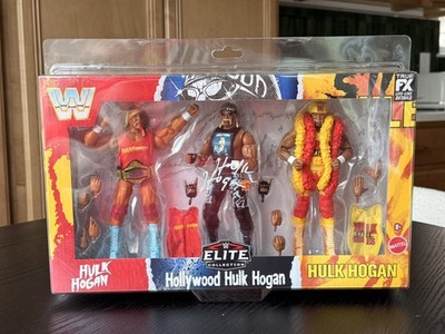 Mattel WWE Elite Hulk Hogan Signed 3 Pack Target 40th Anniversary