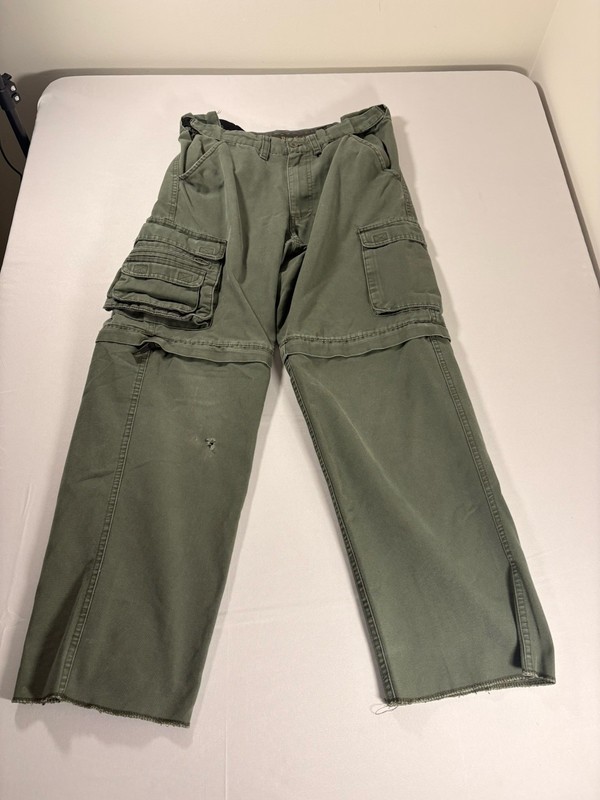 Boy Scout YOUTH 12 Uniform Official Green Current BSA Convertible Pants 26x26