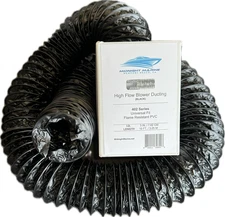 High Flow Marine Blower Ducting (Black) 402 Series Sierra Vinyvent Hose (3" I...