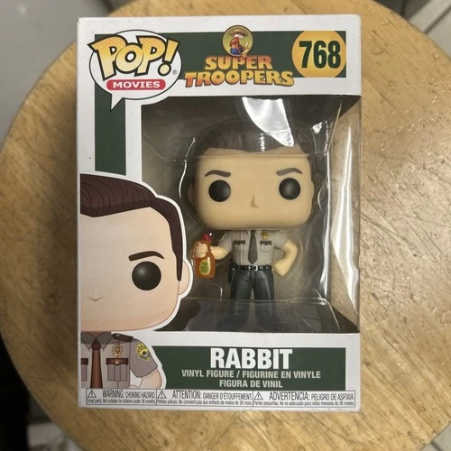 Funko Pop! Vinyl Rabbit For The Super Troopers Movie #768 Damaged Box Farva
