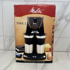 Melitta Take 2 Dual Travel Mug Coffee Maker ME2DTMB New