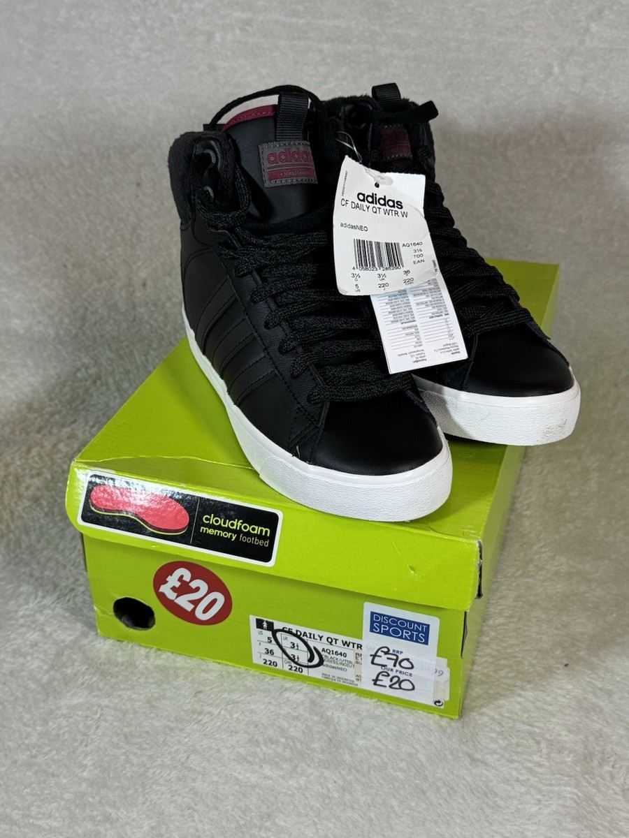 New Adidas Women's UK EUR 36 Cloudfoam Daily QT Winter Hi Top