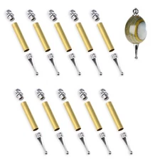 Christmas Tree Ornament Project Kit - Chrome Finish, 10 Pack, Legacy Woodturning