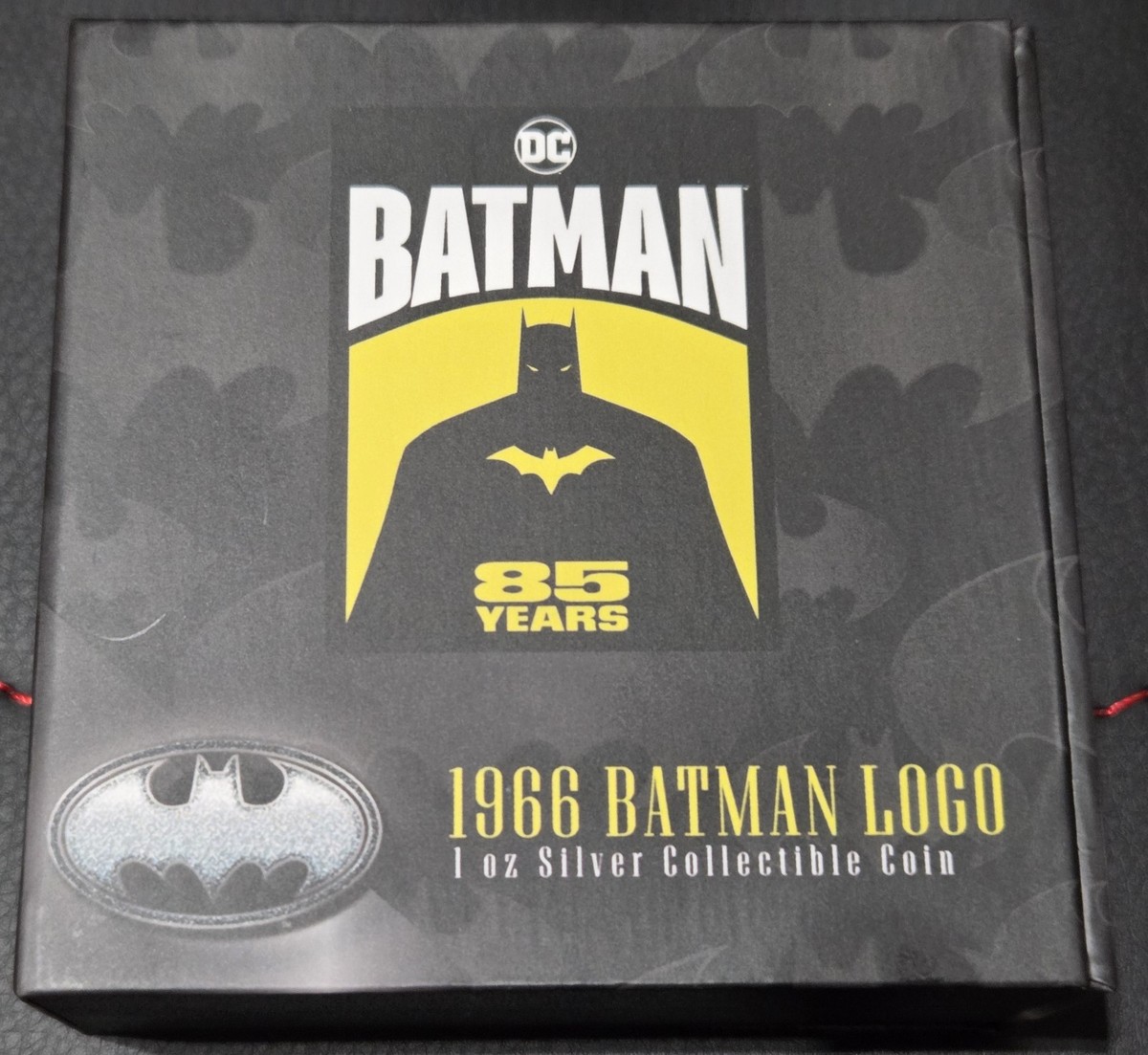 2024 New Zealand Mint DC 1966 Batman Logo Shaped 1 oz .999 Silver 2024 New Zealand Mint DC 1966 Batman Logo Shaped 1 oz .999 Silver