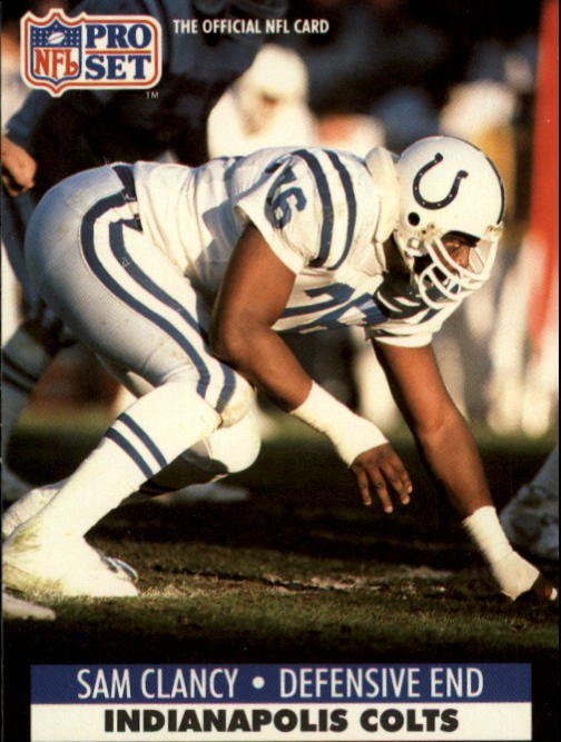 1991 Pro Set #525 Sam Clancy - FB