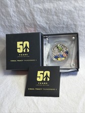 2015 Silver Fine 999 Proof 1oz Virgil Tracy Thunderbirds 2 Boxed Coin $2 COA