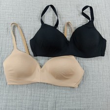 Calvin Klein 2 Pack Lightly Lined Wire Free Bra Butter Soft Comfort Intimate