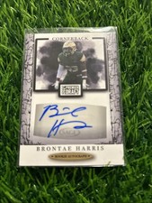 2021 Sage Premier Draft - Auto RC  Brontae Harris #A130 Black UAB F57