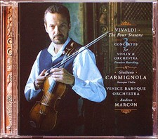 Giuliano CARMIGNOLA: VIVALDI Four Seasons Vier Jahrezeiten CD Andrea Marcon