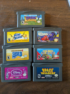 GBA: Space Invaders, Super Mario Bros 3, Spyro Attack of the Rhynoes