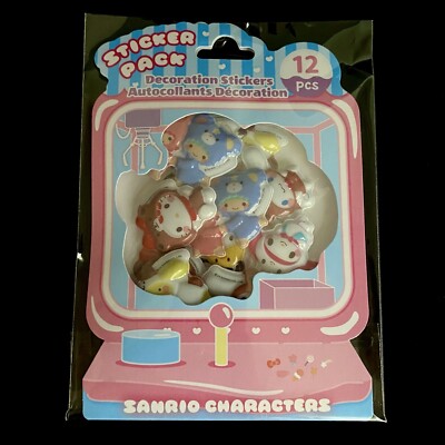 Sanrio Limited Edition Easter Puffy Stickers Bear Miniso Cinnamoroll Pochacco