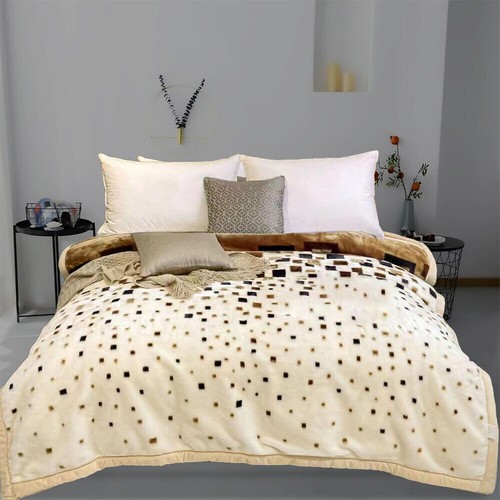 Luxury Super Soft 2 PLY Thick Heavy Weight Animal, Rose Design Blanket Bed Throw - Picture 21 of 44
