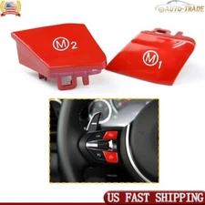 Car Steering Wheel M1 M2 Button Red Fit For BMW M3 M4 M5 M6 X5M X6M F30 F80