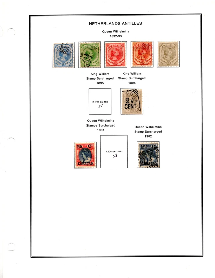 NETHERLAND ANTILLES 1873-1997 COLLECTION OF 400+ STAMPS MINT & USED - Image 2 of 4
