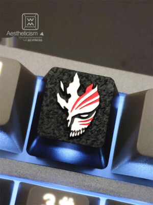 1 PC Anime BLEACH Kurosaki Ichigo KeyCap Aluminium alloy For Cherry MX Keyboard