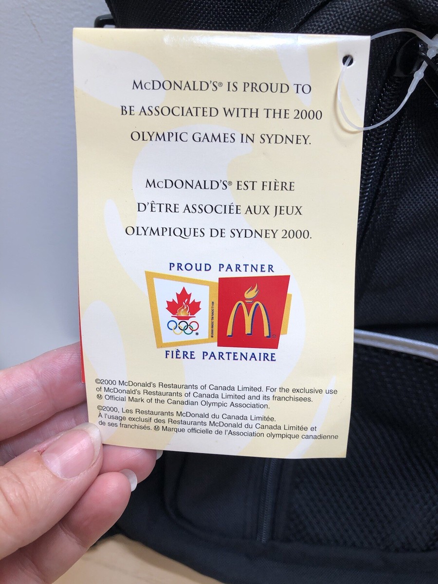 マクドナルド　Back to school オーストラリア　2000年　未開封 Vintage *NEW* 1999 McDonald's Sydney 2000 Olympic Black
