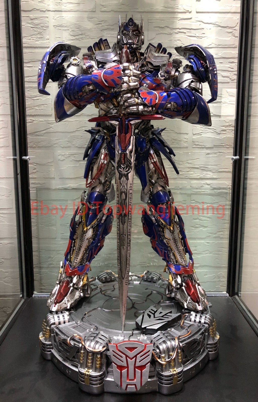 12" 3A Exhibition Stand Base For ThreeA Transformer Optimus Prime