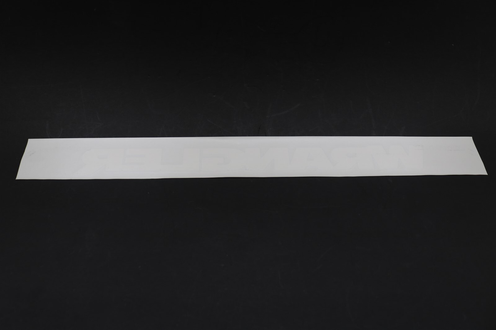 NEW OEM Mopar WRANGLER Hood Side Decal White 6FL77GW7AA Wrangler 2017