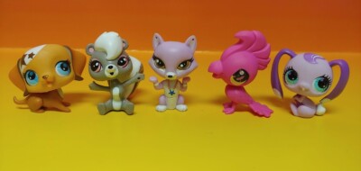High # Littlest Pet Shop RARE LPS Lot 100% Authentic Parrot Dog Squirrel Cat