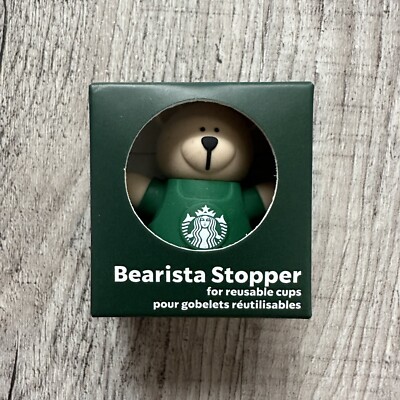Starbucks Christmas 2022 Bearista Stopper for Reusable Cup Cups
