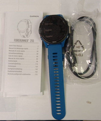 Garmin Forerunner 255 Smartwatch, Tidal Blue | eBay