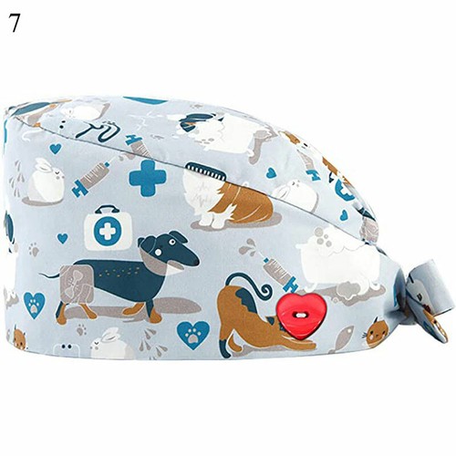 Unisex Nurse Doctor Hat Surgical Scrub Cap Medical Dentist Teeth Dental Cap UK - Picture 86 of 111
