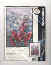 DIMENSIONS - CREWEL EMBROIDERY KIT - HOLLYHOCKS IN BLOOM