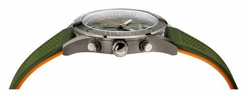 Versace VEHB00319 V-Chrono grau grün Kautschuk Herren Uhr NEU - Bild 2 von 5