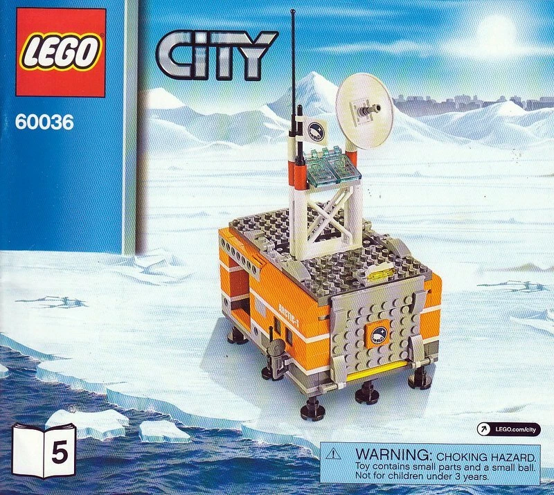 Instructions Books 4 5 Only For LEGO CITY Arctic Base Camp 60036