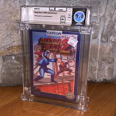New NES Mega Man 2 30th Anniversary WATA 9.8 Factory Sealed Graded Nintendo Game