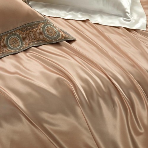 Luxury 100% Mulberry Silk Bedding Set 4 Pcs Quilt Cover Flat Sheet 2 Pillowcases - Picture 41 of 47