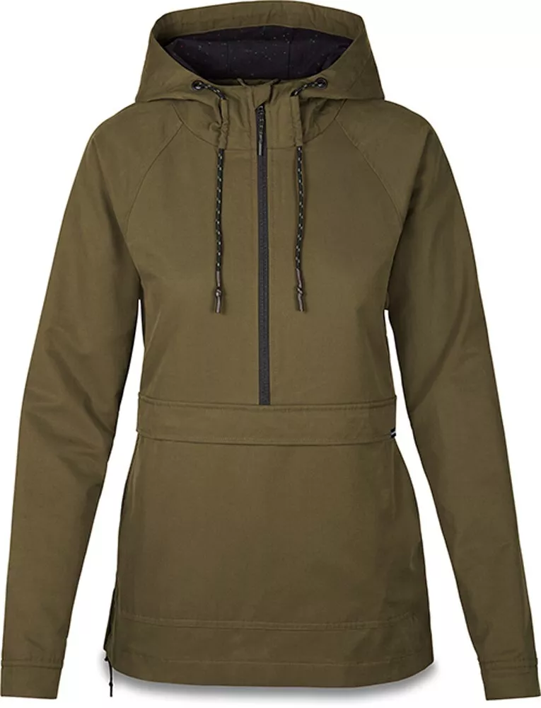 Womens olive top green anorak jacket