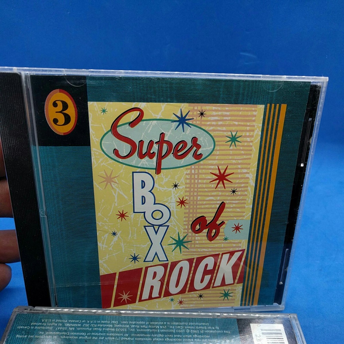 3 discs Super Box of Rock, Vol 1, 2 & 3 Various Artist, Rock, CD