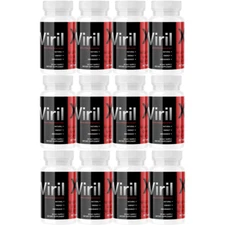 Viril X All Natural Formula Dietary Supplement - 12 Bottles