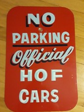 NFL HOF Sign No Parking Official HOF Cars 18