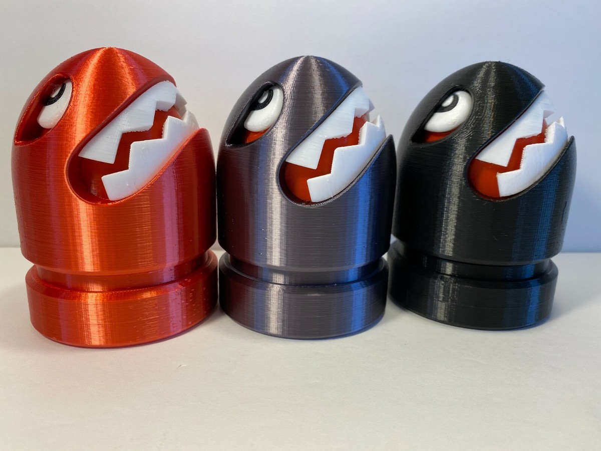 3D Printed Bullet Bill - - Mario Brothers - Nintendo - Banzai Bill