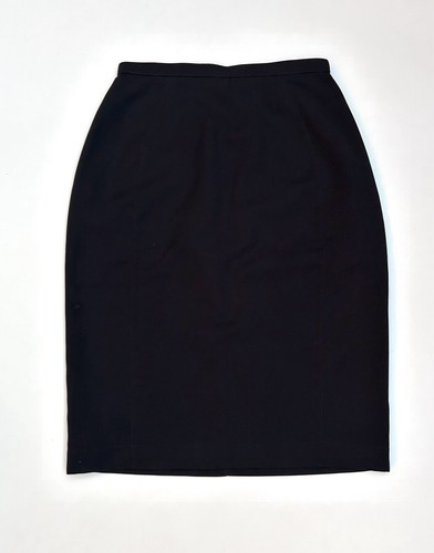 Mugler, Vintage 80’s Thierry Mugler Black Midi Pencil Skirt Size 36 Made In France