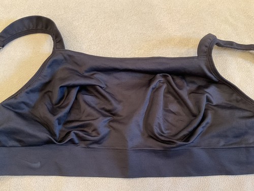 Nike Sports Bra 40D Womens Black Hooking Back - Picture 3 of 6