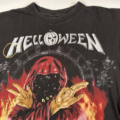 90s HELLOWEEN The Time Of The OATH Tシャツ Vintage 90s Helloween Shirt Large The Time Of The Oath | eBay