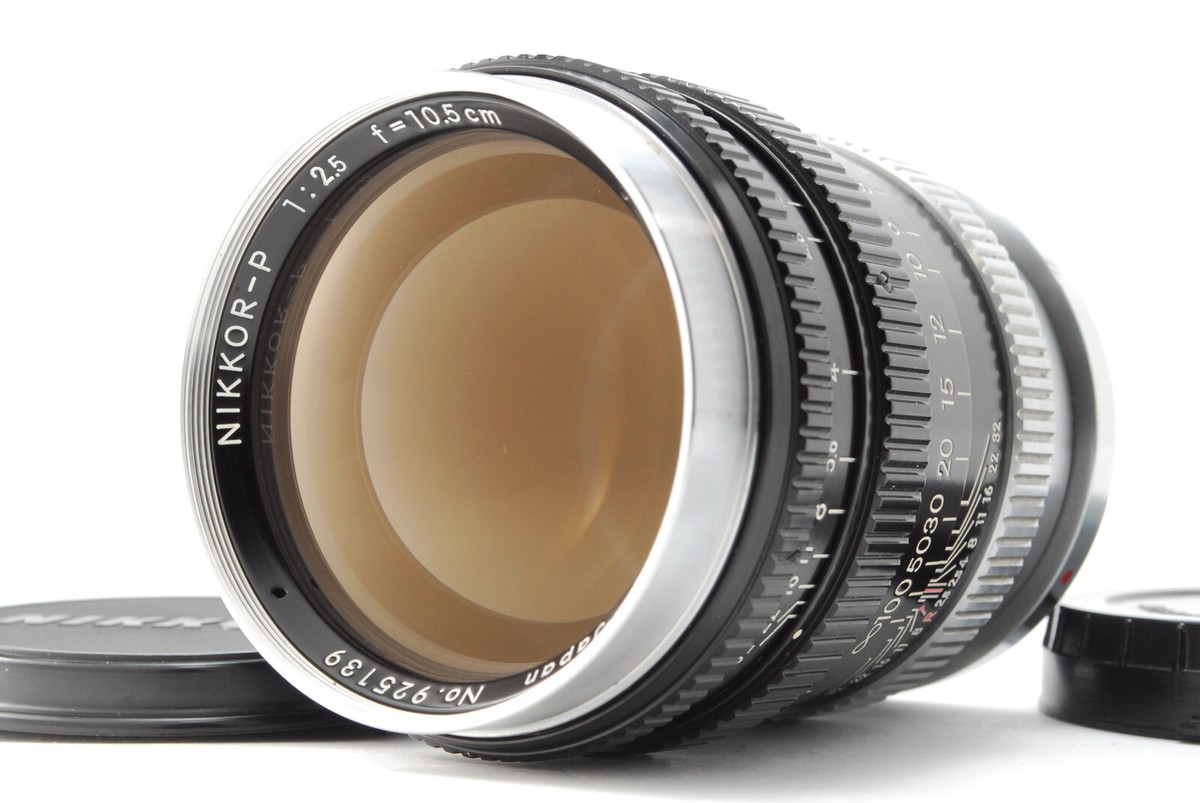 N MINT]Nikkor-P Nippon Kogaku 10.5cm 105mm f2.5 Tele-Portrait Lens