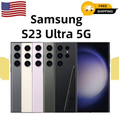 New Samsung Galaxy S23 Ultra 5G 256/512GB SM-S918U Factory Unlocked GSM CDMA USA