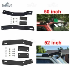 Upper Roof 50"/52" LED Light Bar Mount Brackets For Jeep Cherokee XJ 1984-2001