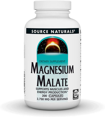 Source Naturals Magnesium Malate, Supports Muscles and Energy Production*, 3750 