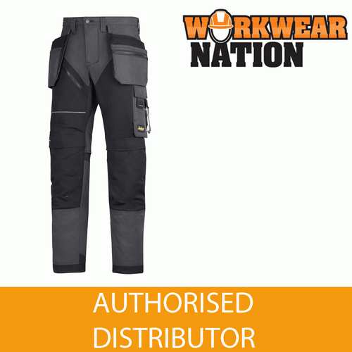 6202 SNICKERS GRIGIO ACCIAIO ruffwork, Pantaloni da Lavoro Resistente +  Fondina Tasche | eBay