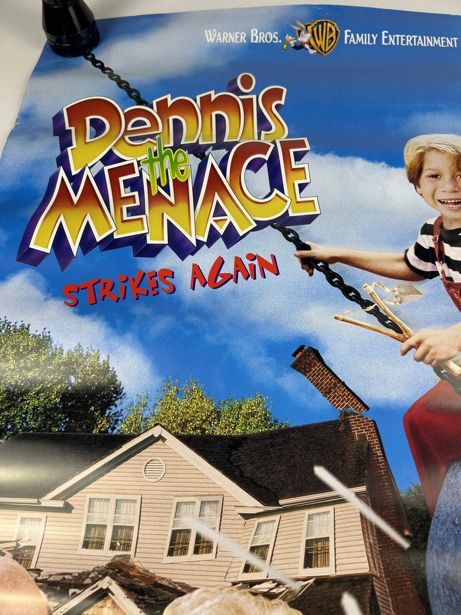 Original Video Movie Poster 1 sheet Dennis The Menace Strikes