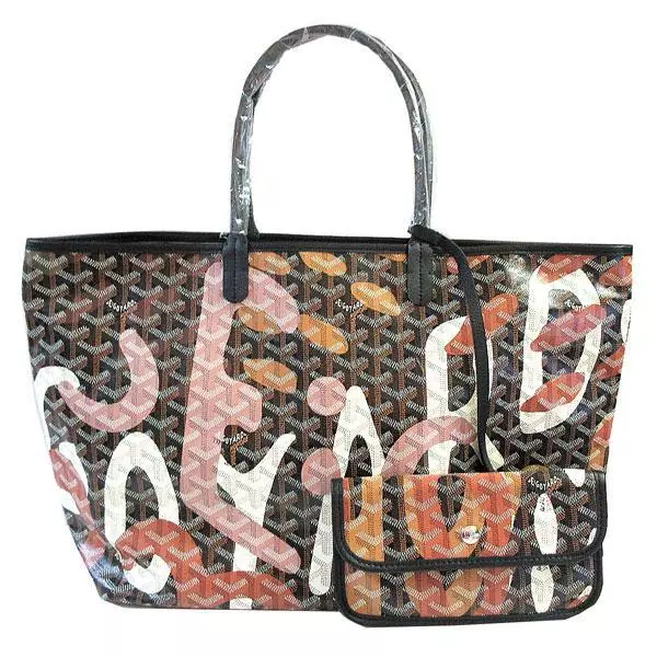 Goyard Saint Louis PM Tote bag Lettres Camouflage with pouch