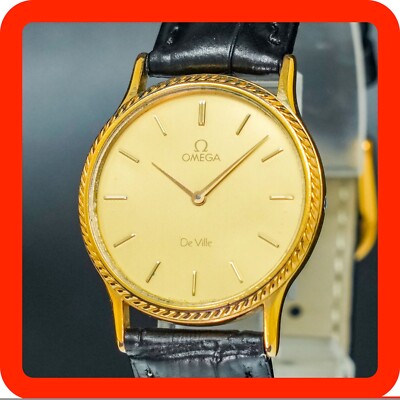 Vintage1979[N-MINT] OMEGA De Ville Cal.1365 191.0173 Simple Round