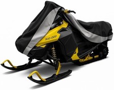 Seal Skin Snowmobile Cover, Waterproof Heavy-Duty Outdoor (115"L x 51"W x 48”H)