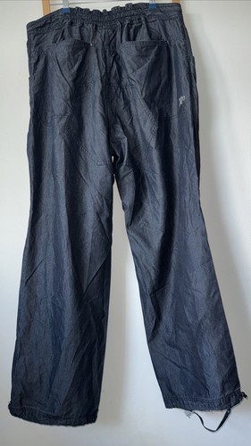 Quicksilver - X70 Baggy Blue Size XL - Vintage 00s trousers Used Skater Rare - Picture 10 of 19
